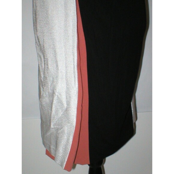 New Womens 6 NWT Balenciaga Paris Dress Designer 38 France Black Silver Rust Wow - Picture 11 of 12